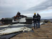 Intervencija na krovu Košarkaškog centra Dražen Petrović